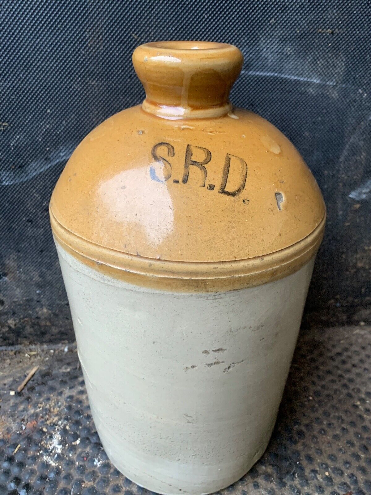Original WW1 SRD Jar Rum Jar - British Army Issue - 