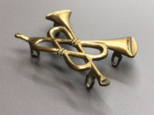 Load image into Gallery viewer, Original WW2 British Army Cavalry Trumpeters Arm Badge
