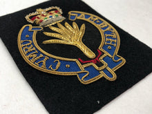 Lade das Bild in den Galerie-Viewer, British Army Bullion Embroidered Blazer Badge - Welsh Guards
