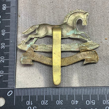 Load image into Gallery viewer, Original WW2 British Army Cap Badge - 3rd The King&#39;s Own Hussars
