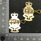 Original British Collar Badge Pair - Royal Army Ordnance Corps - The Militaria Shop