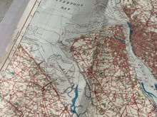 Load image into Gallery viewer, Original WW2 German Army Map of UK - Manchester / Liverpool / North West England
