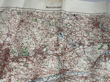 Load image into Gallery viewer, Original WW2 German Army Map of the UK - Manchester / Liverpool / Chester
