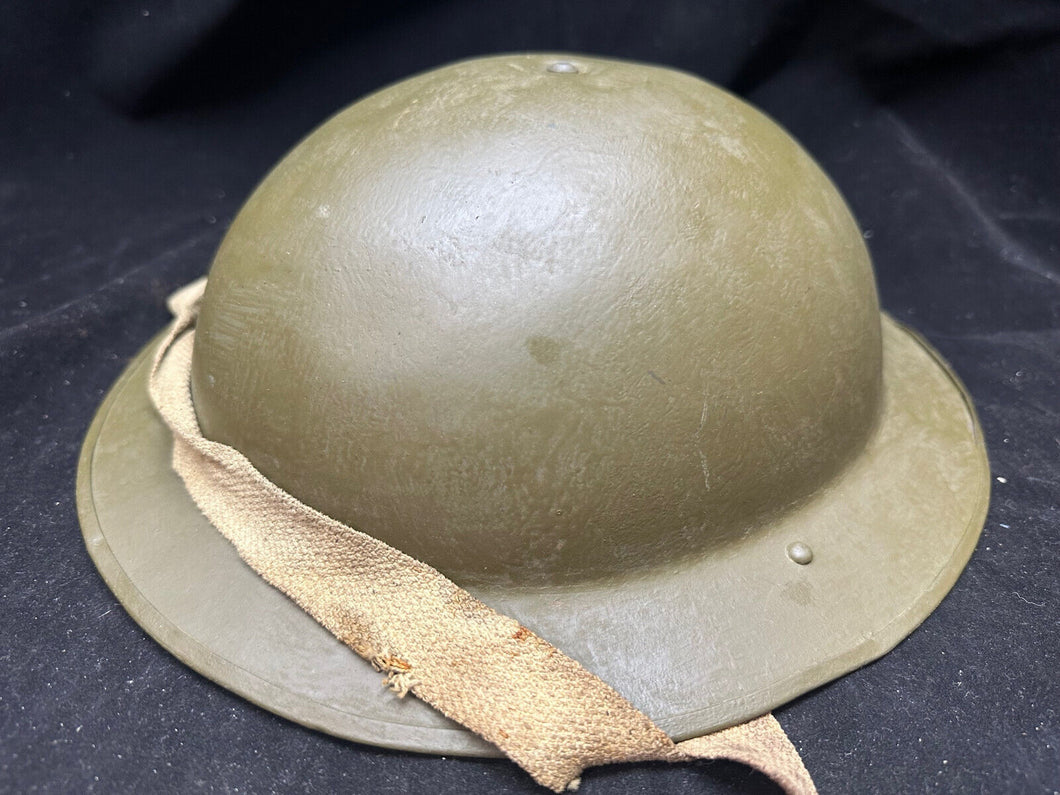 Original Belgian Army Combat Helmet - Ideal for WW2 British Reenactment