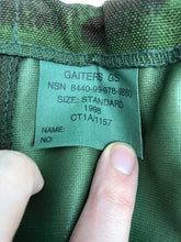 Load image into Gallery viewer, Genuine British Army DPM Camouflaged Gaiters - Size Standard
