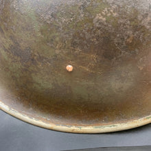 Load image into Gallery viewer, Original WW2 British/Canadian Army Mk3 &quot;Turtle&quot; Combat Helmet - The Militaria Shop
