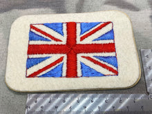 Load image into Gallery viewer, Original Vintage British Union Jack Cloth Sewn Shoulder Badge - Stick Backed
