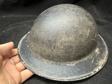 Load image into Gallery viewer, Original WW2 British Civil Defence Home Front Mk2 Brodie Helmet
