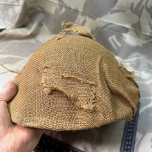 Charger l&#39;image dans la galerie, WW2 British Army Style Combat Helmet &amp; Hessien Cover - Complete with Liner
