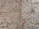 Original WW2 British Army GSGS OS Map of Great Britain - Worcester - The Militaria Shop