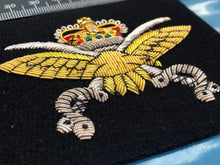 Load image into Gallery viewer, British RAF Bullion Embroidered Blazer Badge - Royal Air Force Physical Training
