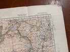 Original WW2 British Army GSGS OS Map of Great Britain - Llandrindod Wells - The Militaria Shop