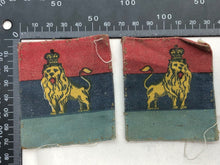 Load image into Gallery viewer, Original British Army Badges H.Q. British Troops Egypt Printed Formation Sign
