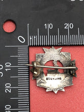 Load image into Gallery viewer, Original WW1 British Army Bedfordshire Regiment Sterling SilverSweetheart Brooch
