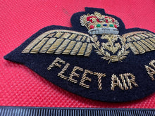 Load image into Gallery viewer, British Army Bullion Embroidered Blazer Badge - Fleet Air Arm
