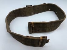 Load image into Gallery viewer, Original WW2 British Army Style Webbing Belt - Size 38&quot; Waist
