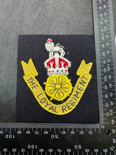 Load image into Gallery viewer, British Army Embroidered Blazer Badge - The Loyal Regiment
