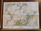 Original WW2 British Army GSGS Map of Scotland - Grantown on Spey & Strath Dearn - The Militaria Shop