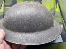 Load image into Gallery viewer, Original WW2 British Army Textured Helmet Shell - Ideal Project - The Militaria Shop
