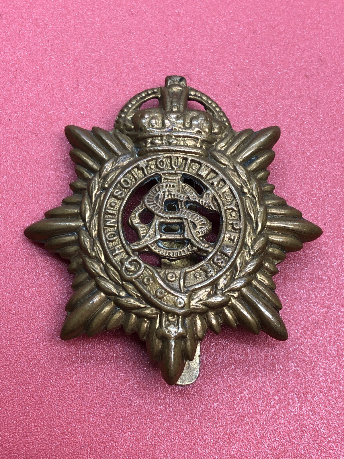 Original Ww1 British Army Cap Badge Royal Army Service Corps Rasc For Sale The Militaria Shop 6864