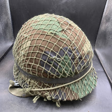 Load image into Gallery viewer, Genuine Dutch Army M53 Euroclone of WW2 US M1 Camouflaged Helmet &amp; Liner Set - The Militaria Shop
