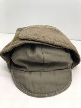 Charger l&#39;image dans la galerie, Original German Army Surplus Bundersweir Cap with Neck Cover - Size 58
