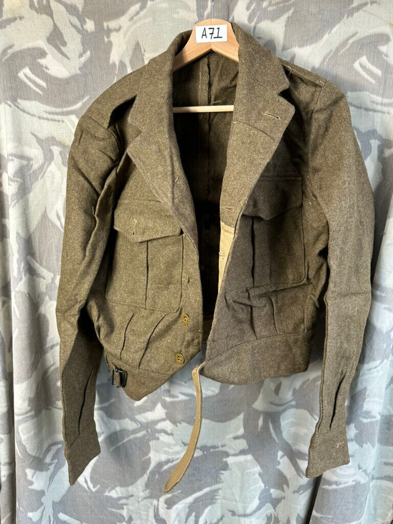 Original British Army Battledress Jacket - Size 13 - 39