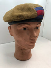 Load image into Gallery viewer, Genuine British Army Khaki Guards Regimental Beret Hat - Size 59cm
