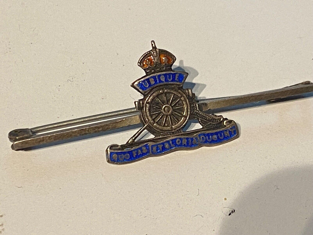 Original WW1 / WW2 British Army - Royal Artillery Sweetheart Brooch