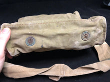 Load image into Gallery viewer, Original WW2 British Army GSR Gas Mask Bag - Early Pattern
