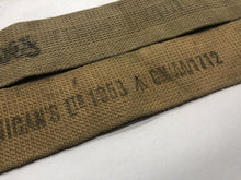 Load image into Gallery viewer, Original WW2 37 Patternn Webbing British Army L Strap Set
