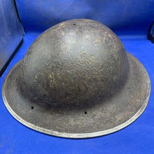 Load image into Gallery viewer, Original WW2 British Army Mk2 Brodie Combat Helmet - South African Made
