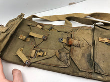 Load image into Gallery viewer, Original WW2 Canadian Army 37 Pattern Bren Spares Bag
