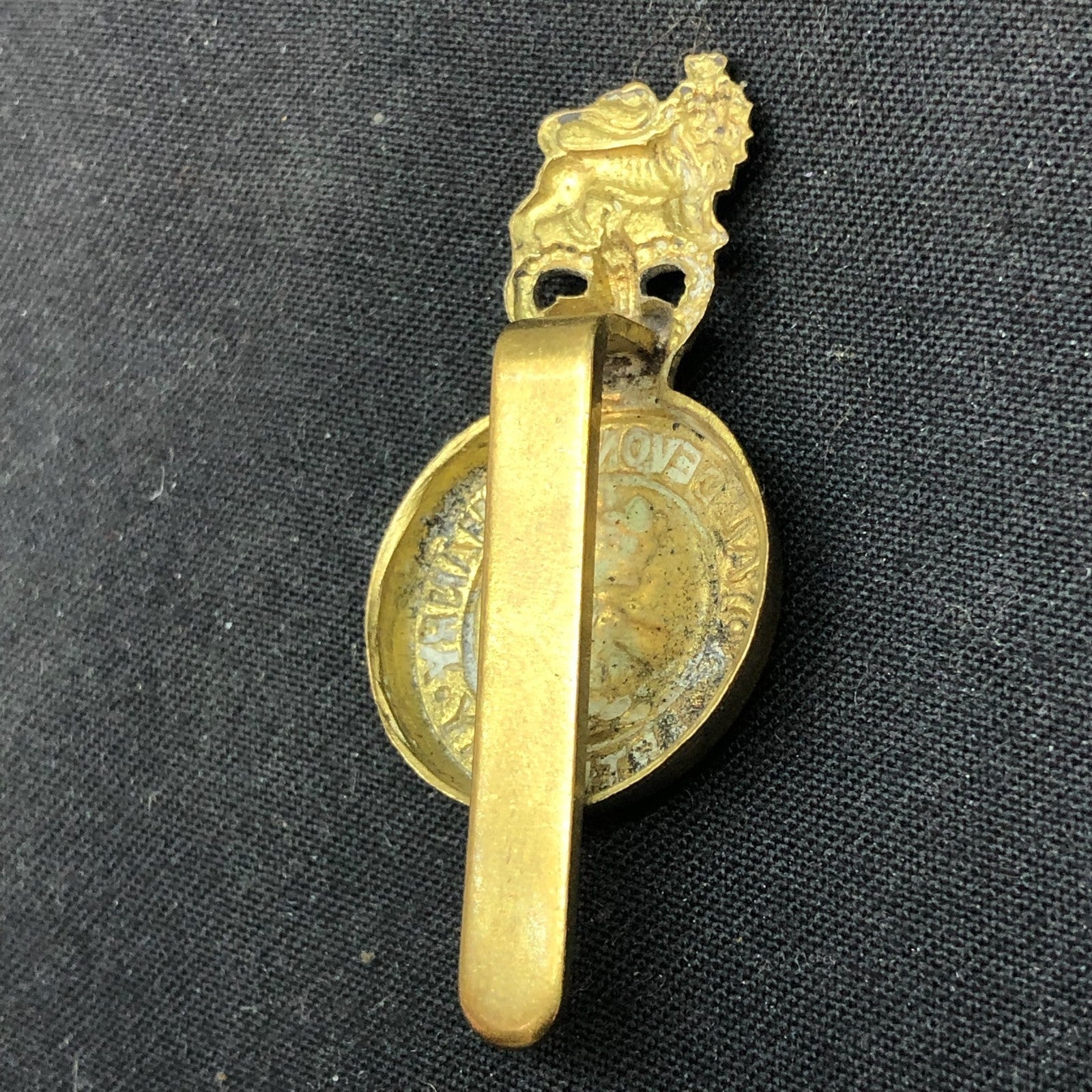 Genuine British Army Brass Cap Badge - Royal Devon Yeomanry - The Militaria Shop