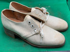 Original WW2 British Army Women's White Summer Shoes - ATS WAAF - Size 220s - The Militaria Shop