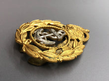 Load image into Gallery viewer, Original WW2 British Royal Navy Chief Petty Officer&#39;s Cap Badge
