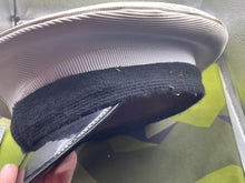 Load image into Gallery viewer, Vintage British Royal Navy White Peaked Cap - Size 59cm - The Militaria Shop
