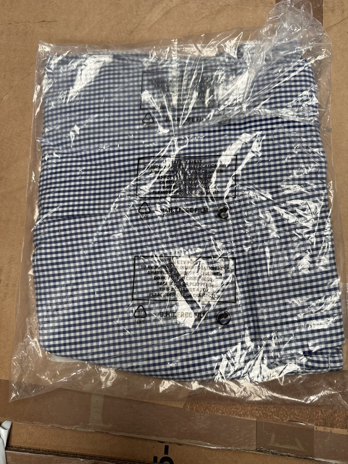 Chefs Trousers British Army Blue/White Chequered - New in Packet - Size Small - The Militaria Shop