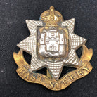 Genuine WW2 British Army Brass Cap Badge - East Surrey Regiment - The Militaria Shop