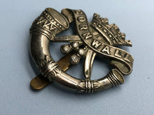 Load image into Gallery viewer, Original WW2 British Army Duke of Cornwall&#39;s Light Infantry Cap Badge
