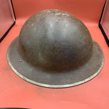 Lade das Bild in den Galerie-Viewer, WW2 British Army Mk2 Brodie Combat Helmet - Uncleaned Untouched Original
