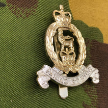 Load image into Gallery viewer, Original British Staybrite Army Cap Badge - Adjutant General&#39;s Corps - The Militaria Shop

