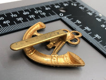 Load image into Gallery viewer, Original WW2 Light Infantry Regiment Cap Badge
