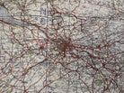 Original WW2 British Army RAF Navy Base Map of Scotland - The Forth, Clyde & Tay - The Militaria Shop