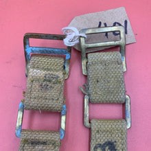 Load image into Gallery viewer, Original WW2 British Army 37 Pattern Webbing Brace Adaptors Pair
