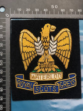 Load image into Gallery viewer, British Army Bullion Embroidered Blazer Badge - Royal Scots Greys
