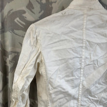 Load image into Gallery viewer, Original WW2 British Royal Navy Officers White Tunic Jacket 1945 Dated 34&quot; Chest
