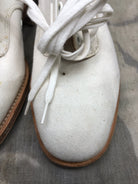Genuine British Army Women's White Summer Shoes - WW2 Pattern - Size UK 3 M - The Militaria Shop