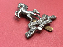 Load image into Gallery viewer, Original WW2 British Army The Royal West Kent Regiment Cap Badge
