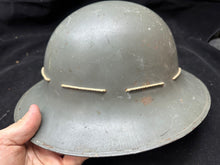 Load image into Gallery viewer, Original WW2 British Civil Defence Civillian Zuckerman Helmet - Size LARGE 1941
